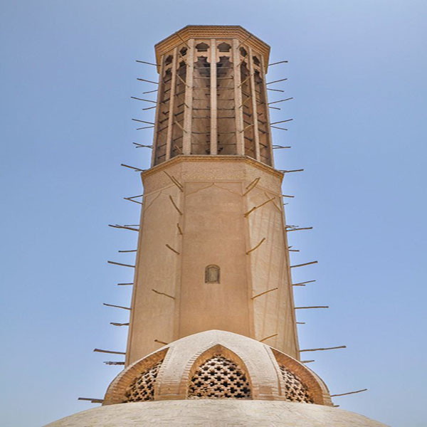  بادگیر عمارت هشتی