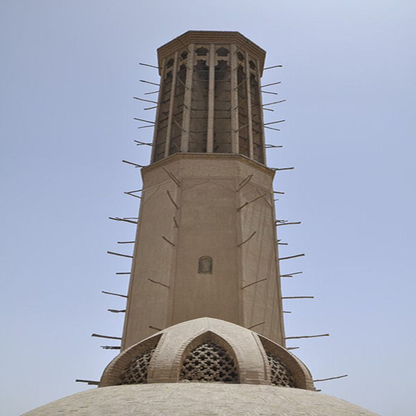  بادگیر عمارت هشتی